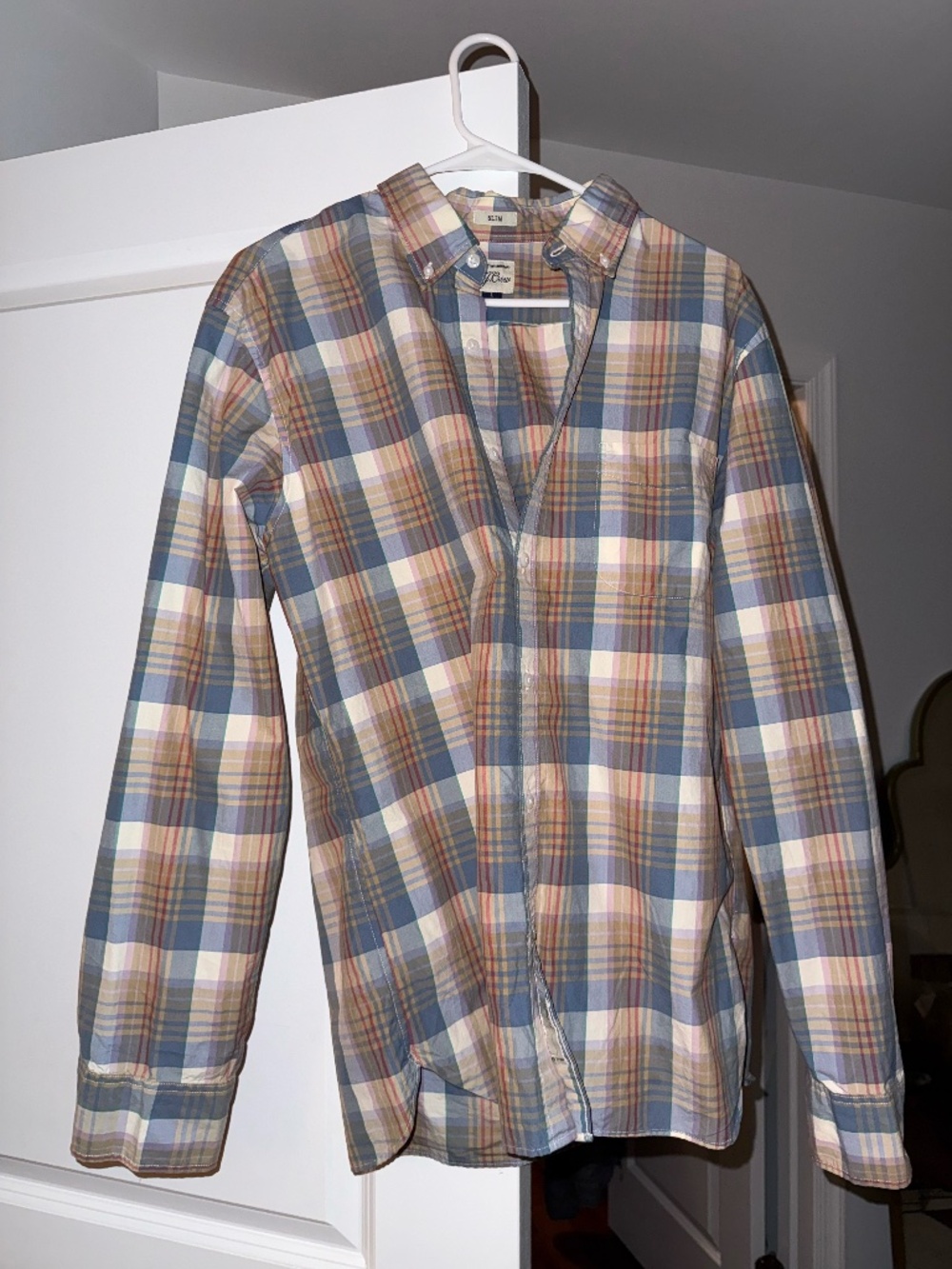 J.Crew Slim Fit Plaid Button Down Shirt